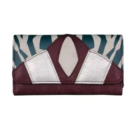 Star Wars Handbags - Star Wars Ashoka Tano Inspired Theme Trifold Wallet